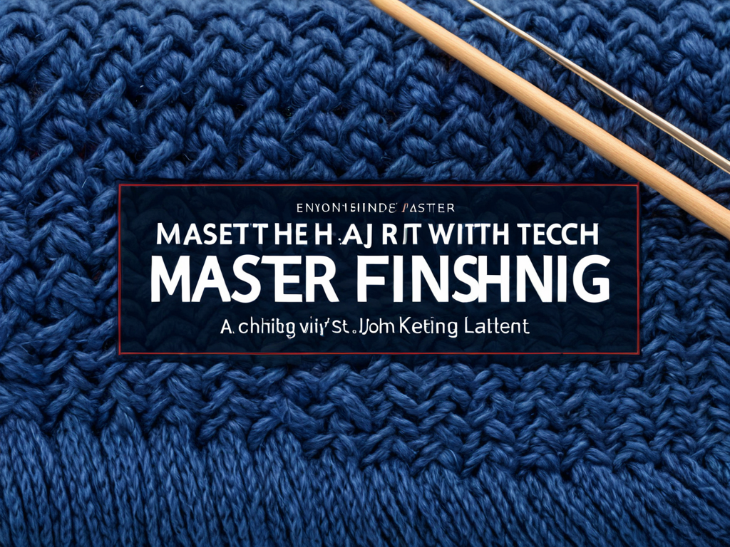 Featured image for blog post: Master the Art of Finishing with St. John's Knitting Tech...